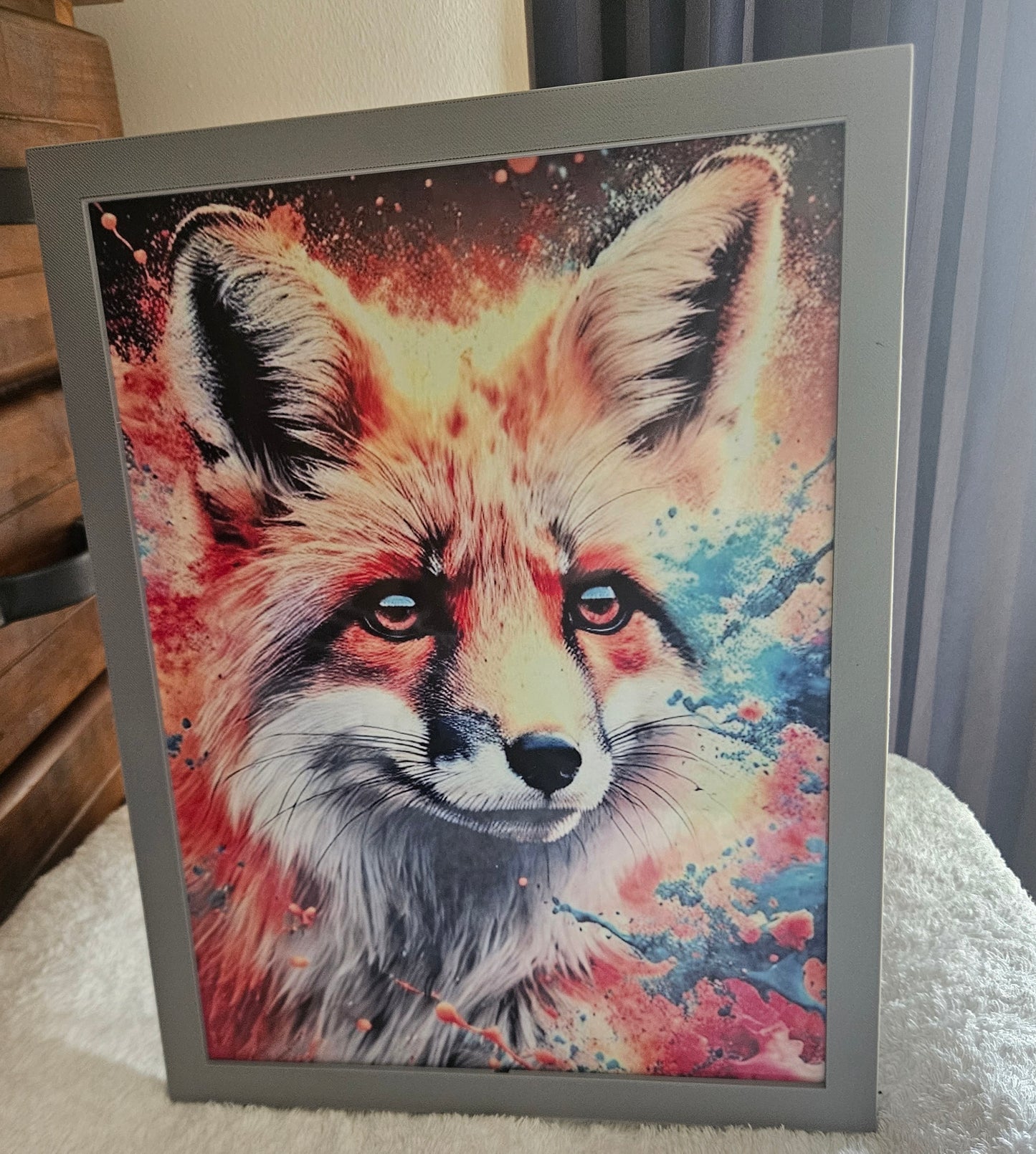 Sublimated Metal Wall Art " Foxy "
