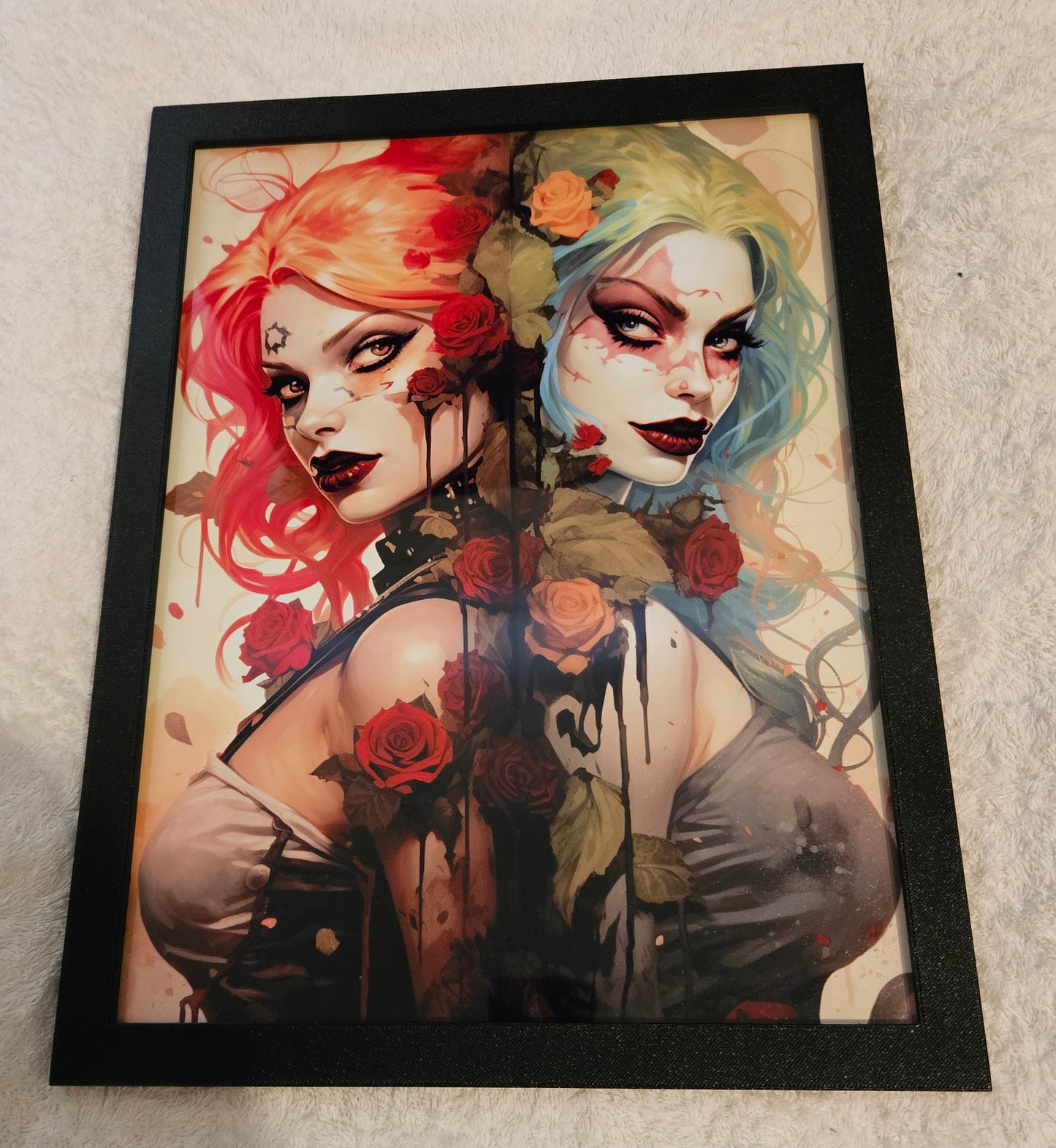 Sublimated Metal Wall Art " Harley Twins "