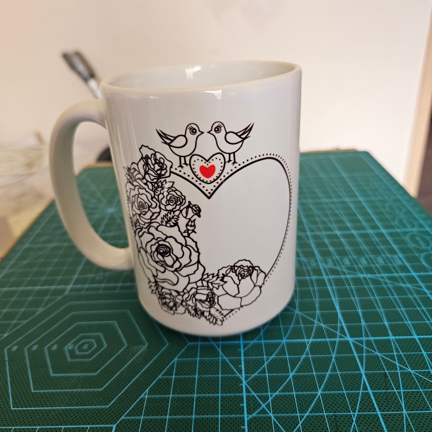 Fueled by Caffeine & Chaos Funny 15 oz Mugs
